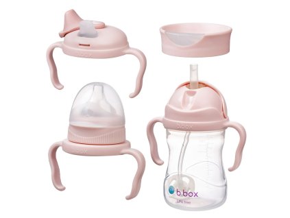 Univerzálna súprava na pitie - svetlo ružová 240 ml