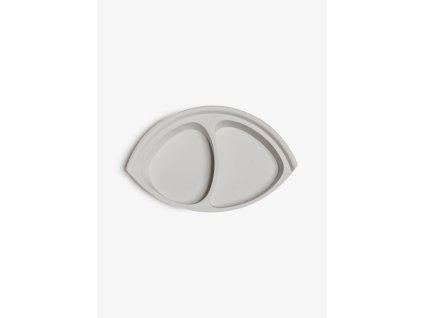 citron silikonovy rozdelovnik na talirek grey