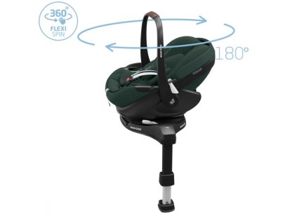 Maxi Cosi set Pebble 360 autosedačka Essential Green + Maxi-Cosi FamilyFix 360 Pro základňa