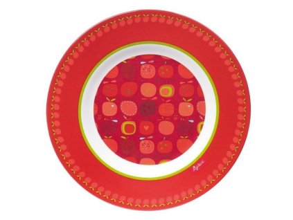 sigikid melamin jablicko apfelherz talir