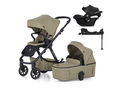 PETITE&MARS SET Kočík 4v1 ICON Mossy Green LITE RWS + CBX By CYBEX Aton B2 i-Size