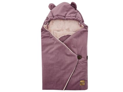 EKO Fusak do autosedačky Lilac