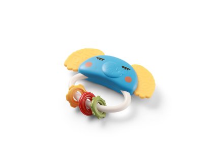 BABYONO Hrkálka s hryzačkou Elephant 0+