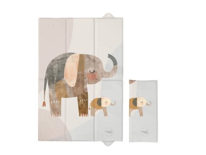 CEBA BABY Podložka prebaľovacia cestovná (60x40) Basic Elephant Family