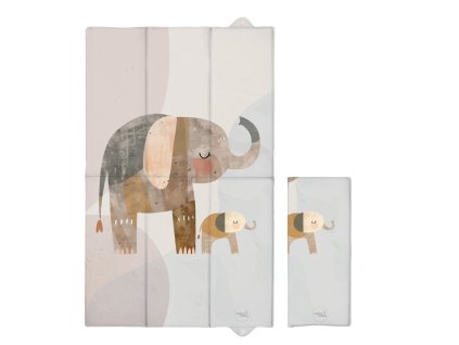 CEBA BABY Podložka prebaľovacia cestovná (80x50) Basic Elephant Family