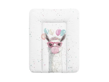 CEBA BABY Podložka prebaľovacia mäkká (50x70) Basic Crazy Lama