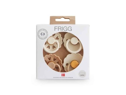 Snowflake Dream Frigg Pacifier Set 4 Pack Rubber Size 1 p