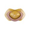 CANPOL BABIES Cumlík silikónový symetrický Light touch GOLD 18m+m 2ks ružový