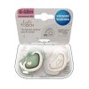 CANPOL BABIES Cumlík silikónový symetrický Light touch Goose 6-18m, 2ks