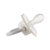 CANPOL BABIES Set symetrických silikónových cumlíkov BabiesBoo 6-18m 2ks biely