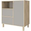 21960 komoda do detskej izby wing grey oak grey