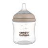 CANPOL BABIES Fľaša antikoliková Natural shape 150ml