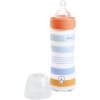 CHICCO Fľaša dojčenská sklo Well-being silikón 240 ml chlapec