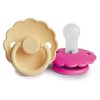 Pale DaffodilFuchsia Daisy twopack silicone 0 6 p