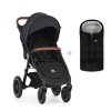 PETITE&MARS Kočík športový Street2 Air Oak Perfect Black + PETITE&MARS fusak Jibot