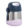 Termoska na jedlo - indigová/ružová 335 ml