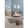 AMERICA lettino sponda toddler bagnetto grigio naturale