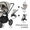 Set kočík Move Cross 5 + hlboká korba Move XL 5 + autosedačka XM podľa vlastného výberu + báza, Ivory Beige