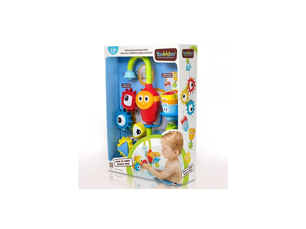 Yookidoo hračka do vody 9 m+ Kouzelný kohoutek s ozubenými tvary -  Babyrenka.cz