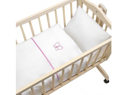 Babyrenka povlečení do kolébky 80x80 cm Tilla výšivka Heather
