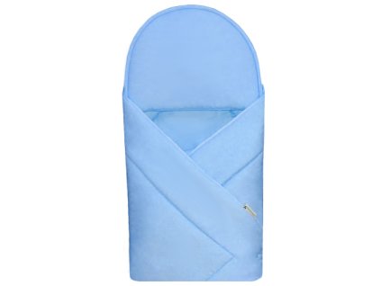 Babyrenka zavinovačka 90x90 Uni sky blue