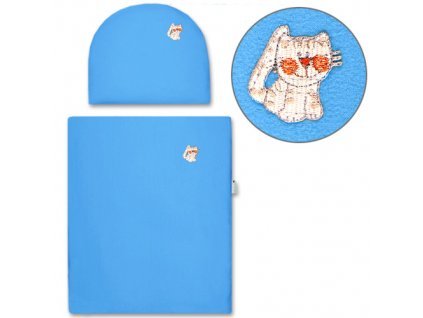 Babyrenka peřinky do kočárku Fleece Aqua s výplní