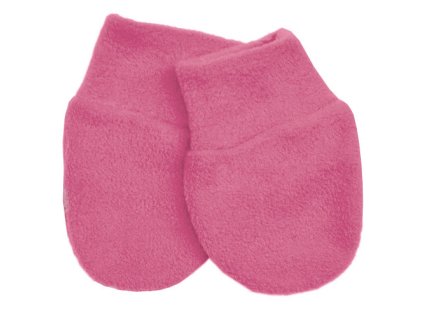Babyrenka kojenecké rukavičky Fleece Hot Pink