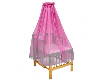 Babyrenka Nebesa nad postýlku voálová fuchsia 4 m