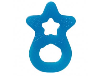 Denti Star kousátko silikonové hvězda tyrkysová