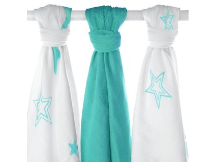bmb pleny 70x70 turquoise stars