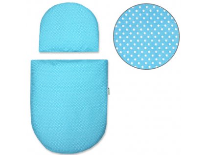 perinka do kocarku dots tyrkys