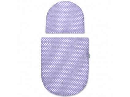 perinka do kocarku dots big lila