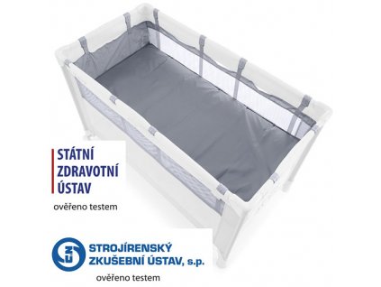 babypoint zavesne luzko sede