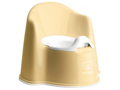 babybjorn nocnikkresilko powder yellow