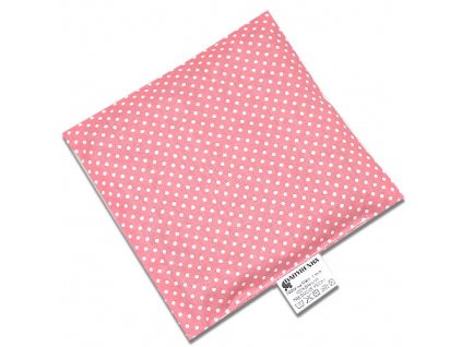 nahrivaci polstarek ctverec dots old pink