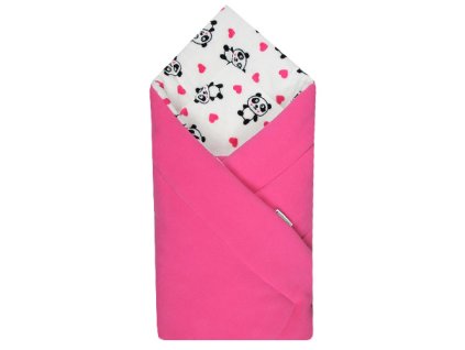 90x90 fleece panda fuchisa