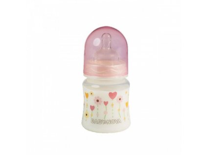 Baby Nova lahev široká 150 ml 0-24 m růžová