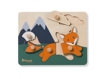 hauck drevene puzzle s uchyty puzzle n sort fox (2)