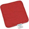 nahrivaci polštářek 15x15 cmribbon dots red