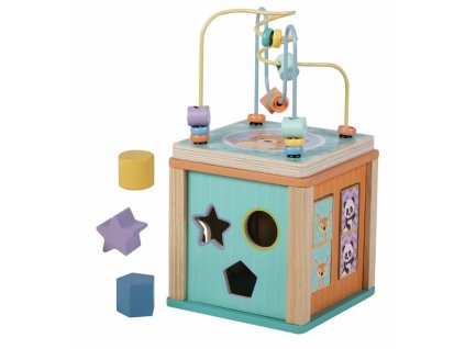 Dřevěná edukativní kostka E01.056.1.1