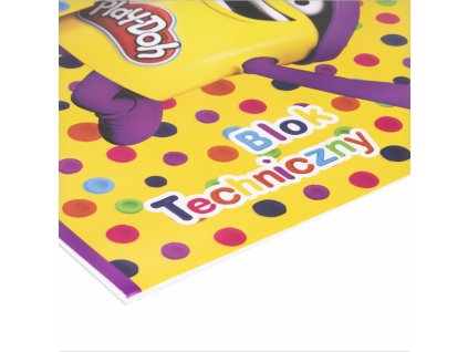 BLOK TECHNICZNY A4/10K BIA PLAYDOH STK FOL20/100