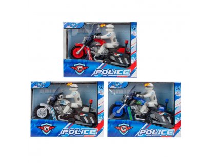 Policejní motocykl světlo a zvuk MEGA CREATIVE 443116