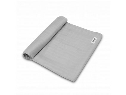 LO Bamboo Grey Swaddle Grey Stone 02