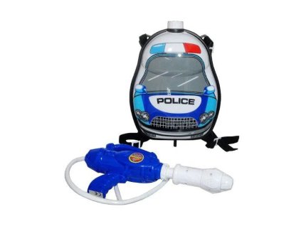 Vodní pistole s batohem - policie