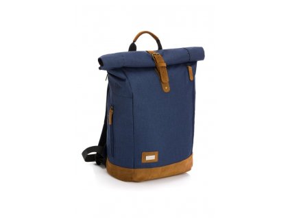 6308 01 Wickelrucksack Berlin navy melange D