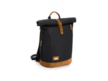 6308 06 Wickelrucksack Berlin schwarz melange D