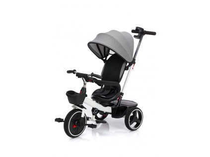 Fillikid Tříkolka Niki 360 white grey - babystar.cz