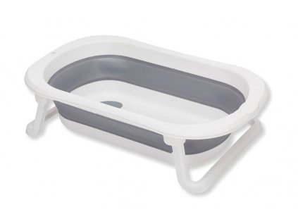Fillikid Skládací dětská vanička Orca grey-white - babystar.cz