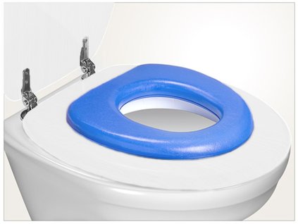 Reer WC sedátko soft modré - babystar.cz
