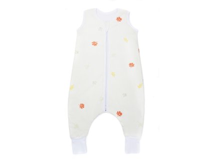 Fillikid Dětský overal na spaní celoroční leaves natural vel. 92 - babystar.cz